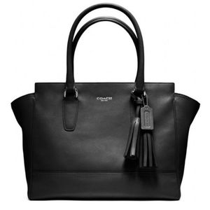 Coach Legacy Candice Leather Shoulder Tote Bag